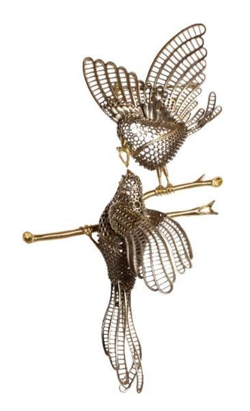 Broche oiseaux