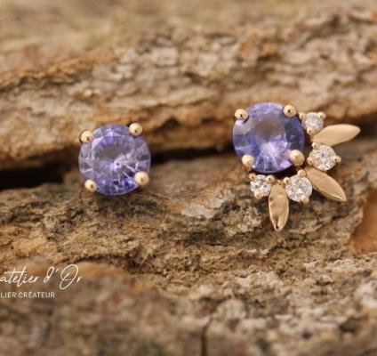 Création sur-mesure boucles d'oreilles dépareillées