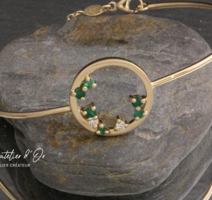 Transformation de bijoux : création d'un bracelet jonc ajusté