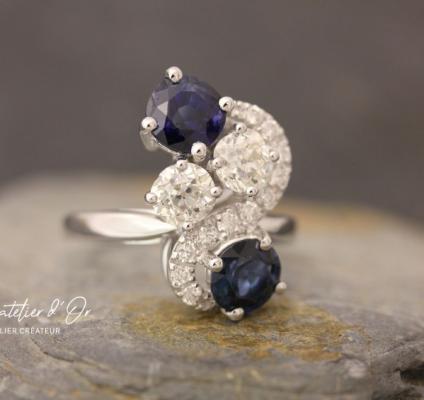Réinventez vos bijoux, transformation de bague en réutilisant les pierres 